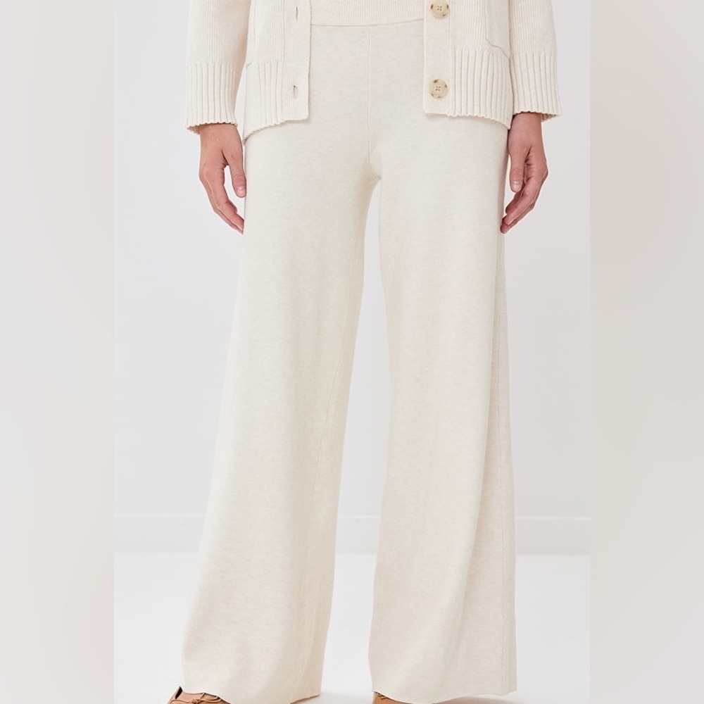 Splendid x cella Jane wide leg rib sweater pant